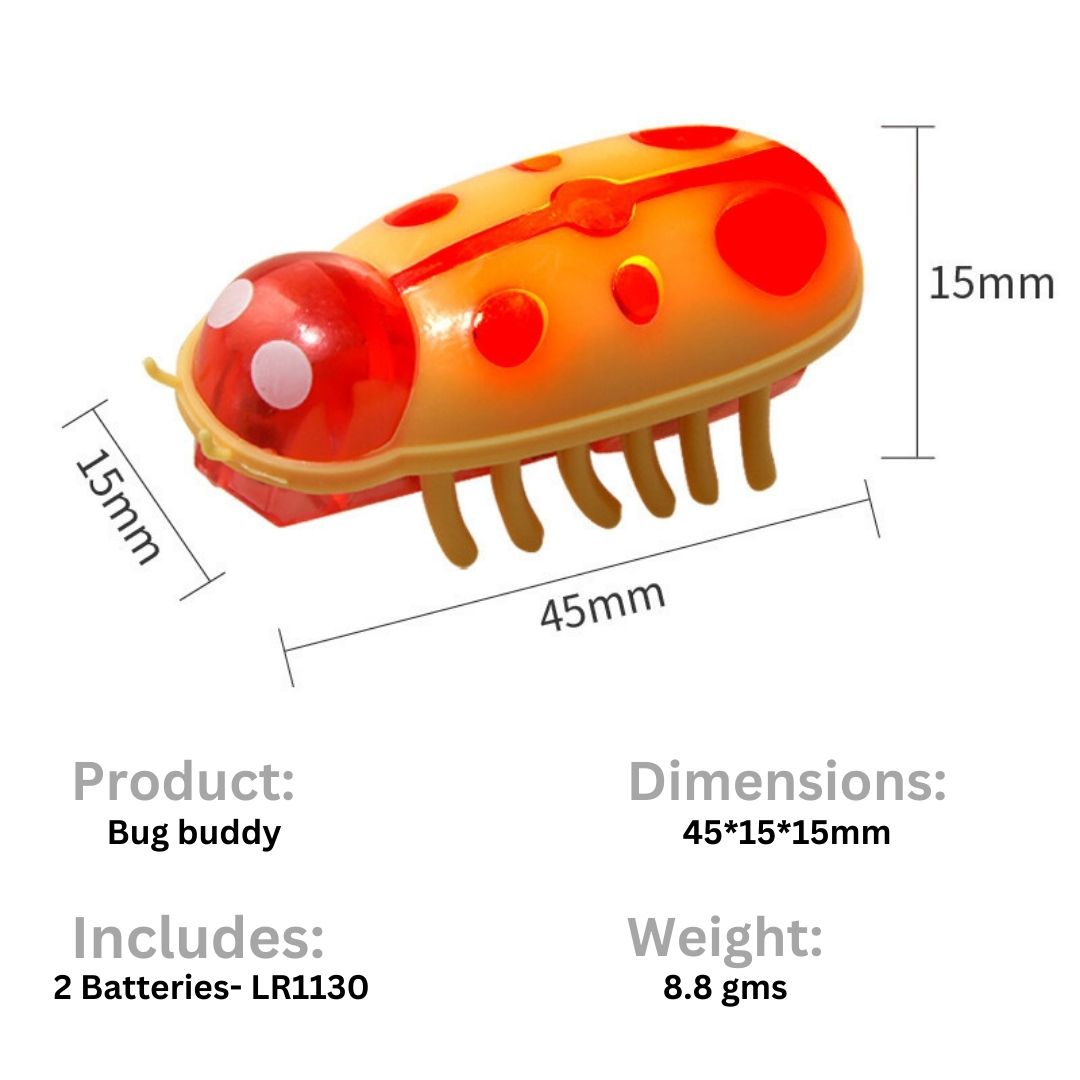 BUG BUDDY INTERACTIVE TOY FOR CATS (Pack of 3)