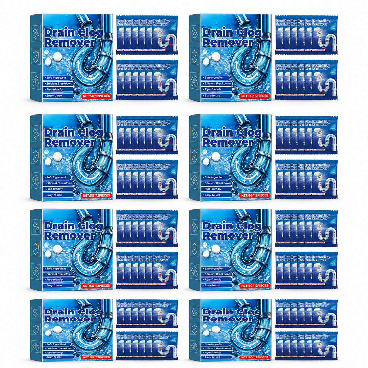 š¢š¢BUY 2 GET 2 FREEā°Effervescent Drain Clog Remover Tablets