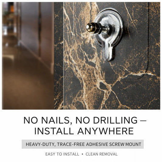 🔥Last Day Sale! 50% Off!🔥Heavy-Duty Nail-Free Adhesive Screw Mounts