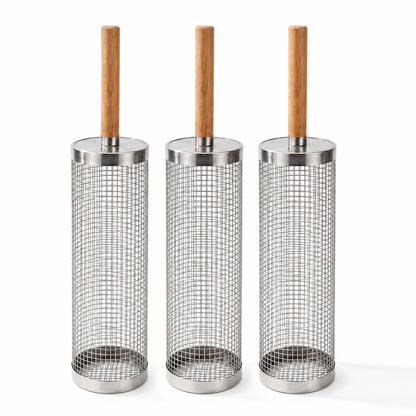 📣BUY 2 SAVE 50%⏰Rolling Grill Basket – Keep Every Bite, Grill Every Side