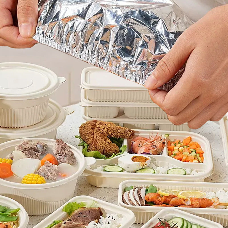 Aluminum Foil Food Cover Heat Retaining Fresh Keeping Kitchen Table Cover