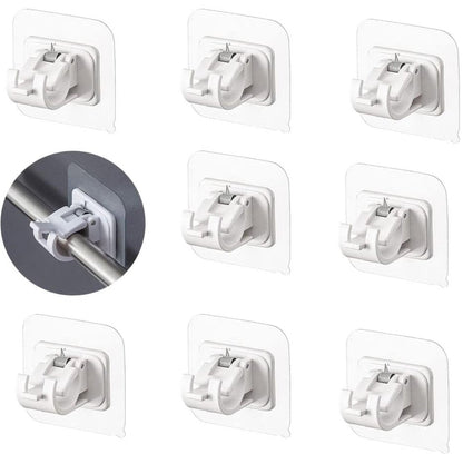 🔥Last Day Buy 2 Get 1 Free (18 PCS) $1.55 Each🔥 No-Drill Curtain Brackets — Hold Up to 13 lbs! 💪