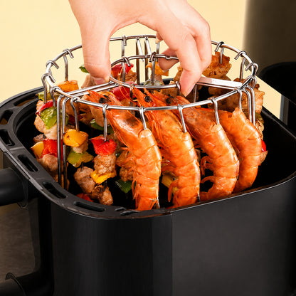 🔥Summer Sale! Buy 1 Get 1 Free🔥Air Fryer Grill Rack-Make BBQ Favorites Indoors Anytime