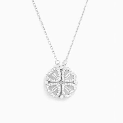 🔥Limited-time Offer!Buy 1 Get 1 Free💓Lucky Heart 2-in-1 Convertible Necklace – A Meaningful Gift of Love & Good Fortune🎁