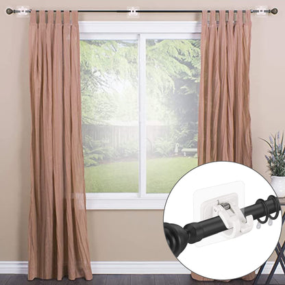 🔥Last Day Buy 2 Get 1 Free (18 PCS) $1.55 Each🔥 No-Drill Curtain Brackets — Hold Up to 13 lbs! 💪