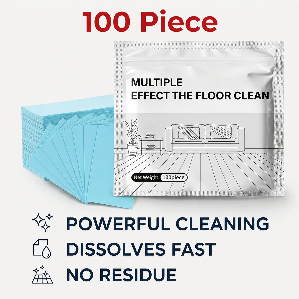 🔥Last Day Buy 2 Get 1 Free🦠Mop Smarter, Not Harder Deep-Clean Floors With One Dissolving Tablet
