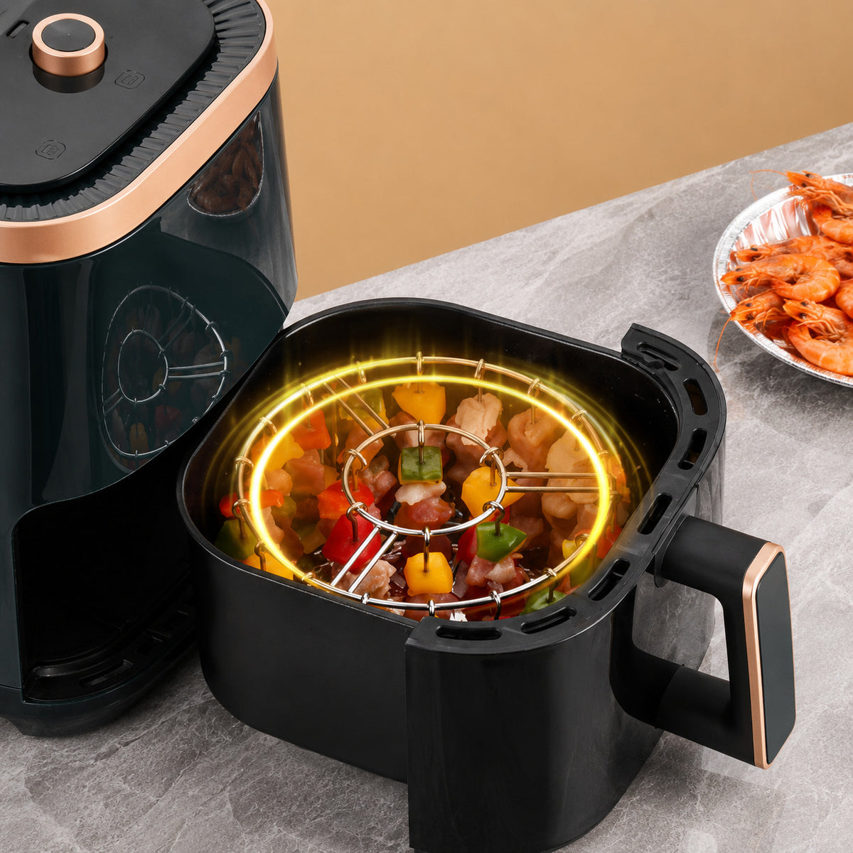 🔥Summer Sale! Buy 1 Get 1 Free🔥Air Fryer Grill Rack-Make BBQ Favorites Indoors Anytime
