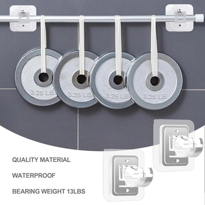 🔥Last Day Buy 2 Get 1 Free (18 PCS) $1.55 Each🔥 No-Drill Curtain Brackets — Hold Up to 13 lbs! 💪