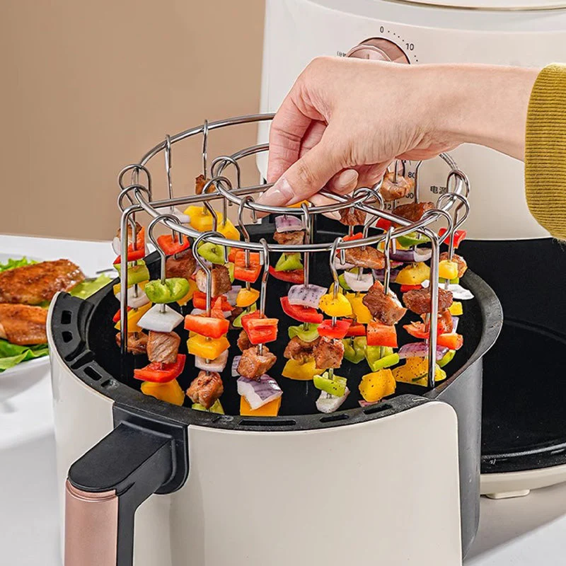 🔥Summer Sale! Buy 1 Get 1 Free🔥Air Fryer Grill Rack-Make BBQ Favorites Indoors Anytime