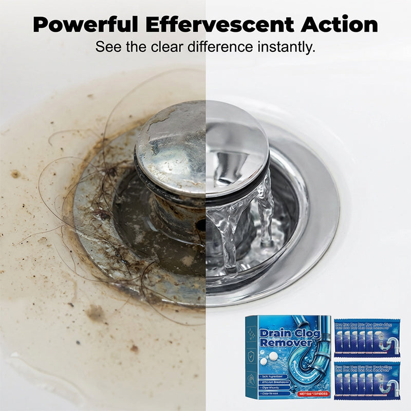 📢📢BUY 2 GET 2 FREE⏰Effervescent Drain Clog Remover Tablets