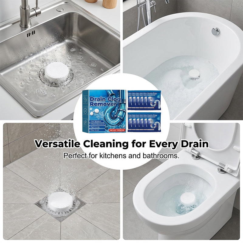 📢📢BUY 2 GET 2 FREE⏰Effervescent Drain Clog Remover Tablets